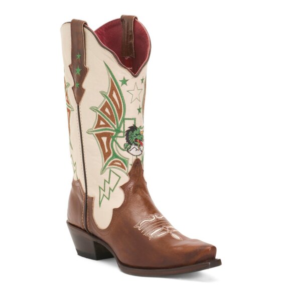 FERRINI Brandy Made In Mexico Leather The Tradition Western Boots - Picture 1 of 2